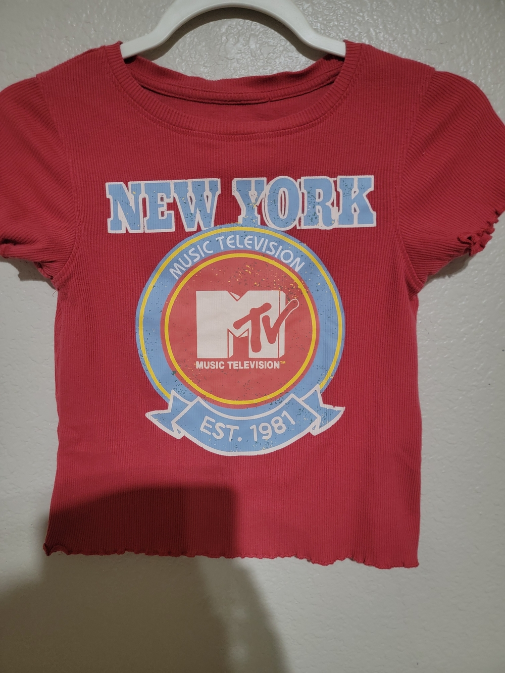 MTV Red New York Graphic Tee for Juniors